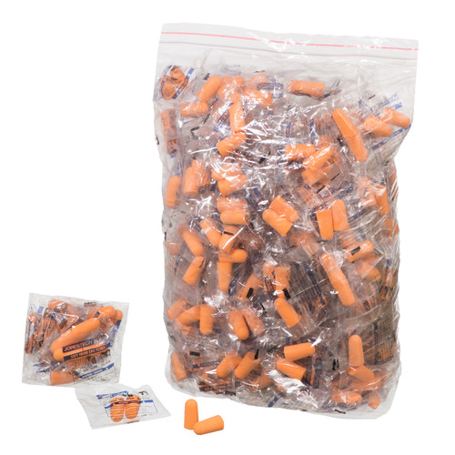 Earplugs foam soft orange - foam,