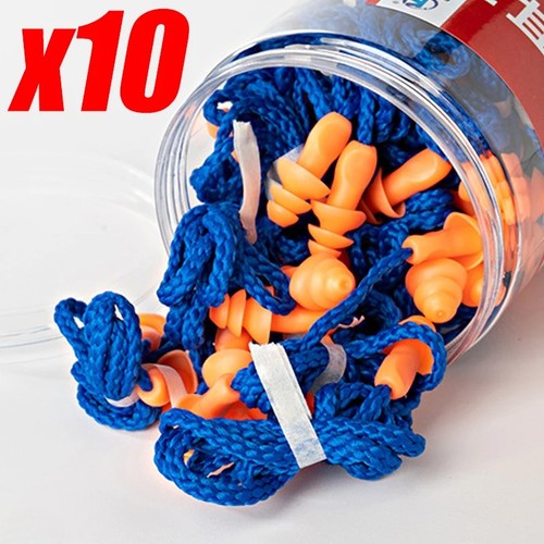 Pair silicone corded ear - pair,